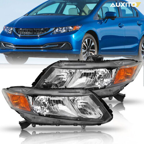 For 2012-2015 Honda Civic Sedan 2012-2013 Coupe Black He Ggg