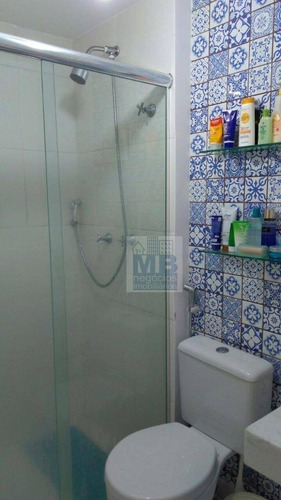 Imagem 10 de 17 de Apartamento Com 2 Dormitórios À Venda, 55 M² Por R$ 350.000,00 - Campininha - São Paulo/sp - Ap1193