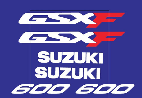 Calcomanias, Stickers, Suzuki Gsxf 600 Y 750