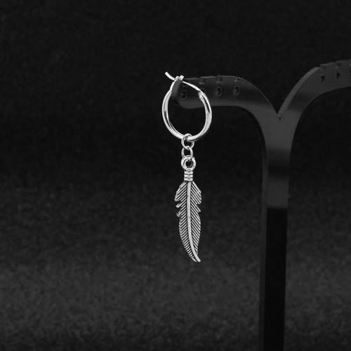 Pendientes De Plumas Para Hombre Y Mujer, 1 Par De Joyas Geo