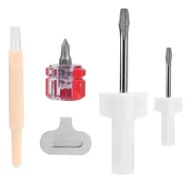 Comprar Kit De Reparación De Máquina De Coser, 5 Destornilladores. Color Blanco