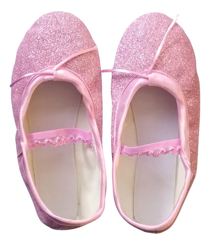 Zapatillas De Ballet Media Punta Cuerina Escarch. - Rosa