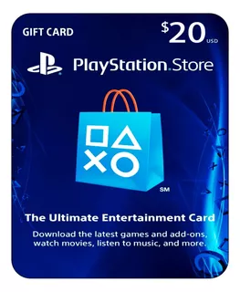 Tarjeta Gift Card Psn $20 Eeuu (código Digital)