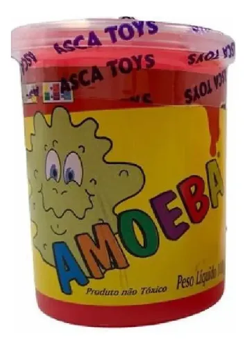 Amoeba Massinha Modelar Velo Imports LTDA Vermelha 110g Não Tóxica