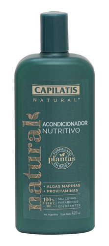 Acondicionador Capilatis Nutritivo Natural (plantas) 420 Ml