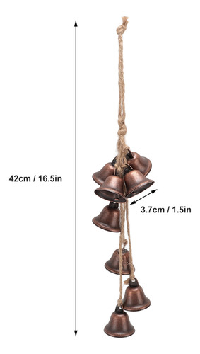 Campana Colgante Decorativa Con Pomo De Bruja, Diseño De Bru