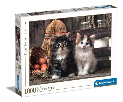 Clementoni Lovely Kittens Jigsaw Puzzle, 1000 Piezas, Made I