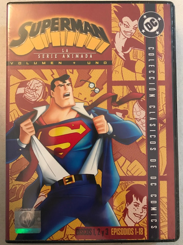 Dvd Superman La Serie Animada Completa / Incluye 3 Volumenes