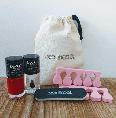 Beautibag 3 - Esmalte + Top Coat + Separador De Uñas + Lima