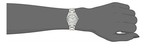 Reloj De Pulsera De Acero Inoxidable En Tono Plateado Timex