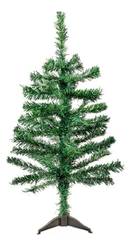 Árvore De Natal Mini 45cm 40 Galhos De Plástico Verde