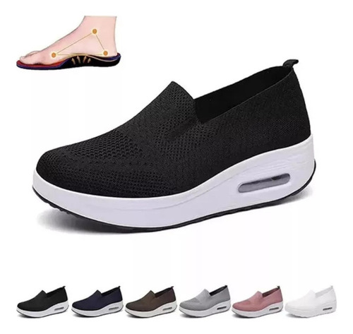 Zapatillas Cómodas, Zapatillas Ortopédicas Para Mujer