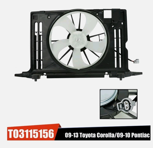 Ventilador Completo Para Toyota Matrix 2009 A 2014 Nuevo!