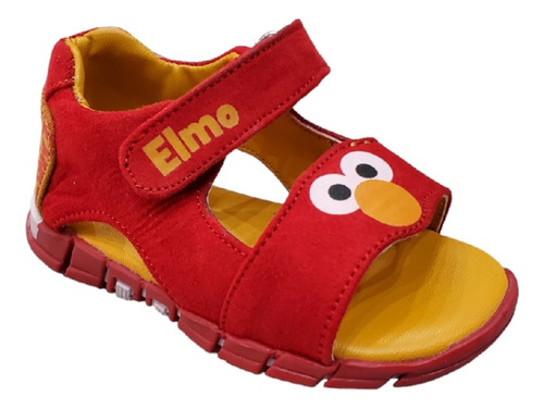 Huarache Unisex Plaza Sésamo Personaje Elmo Color Rojo 38002