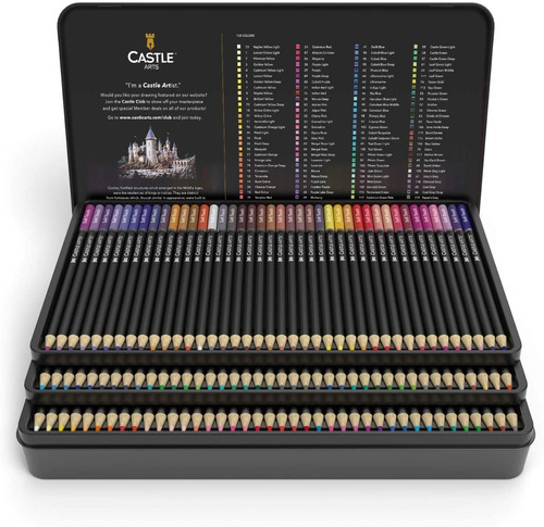Imagen 3 de 7 de 120 Lapices De Colores Profesionales Castle Arts Supplies