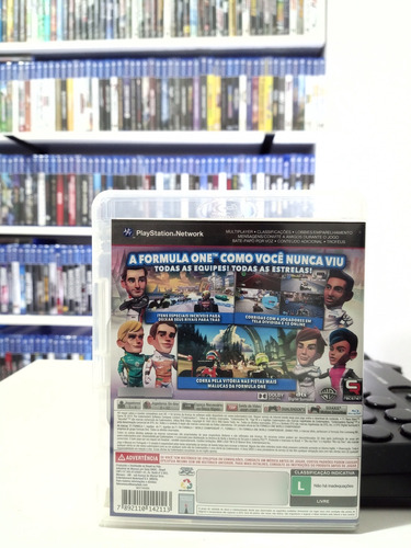 Jogo Ps3 F1 Race Stars, Completo E Bem Conservado (Usado)