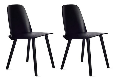 Imagen 1 de 10 de Silla De Comedor Moderna Modelo Nerd Outlet