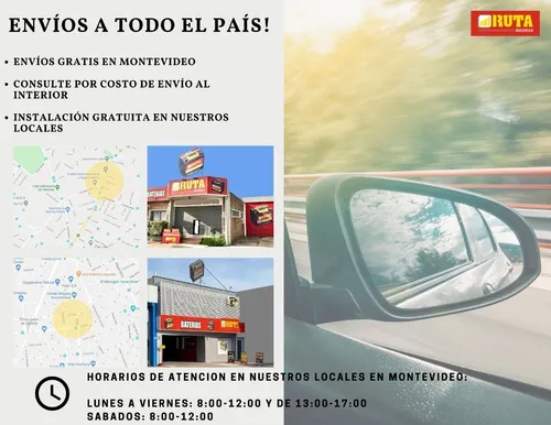 Baterías De Auto Ruta Premium 100 Amp Garantía 24 Meses