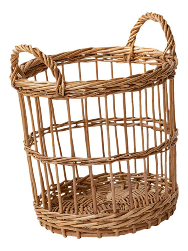 Woven Wicker Storage Basket Handmade Multiuso Para Grande