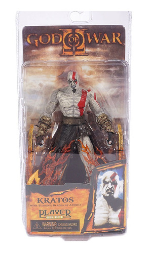 Figura De Acción De Juguete Neca God Of War Kratos (flaming