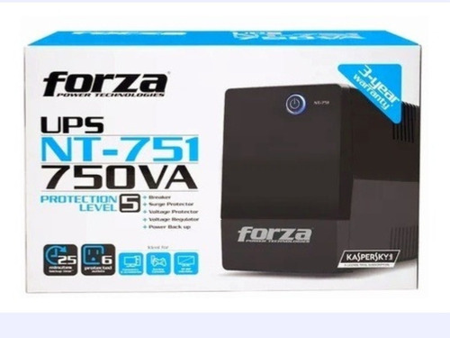 Ups Forza Nt-751 750va 375w 6 Tomas 120v Original + Envío 