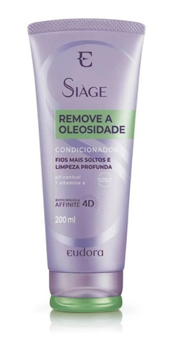 Condicionador Siàge Remove A Oleosidade 4d 200ml - Eudora