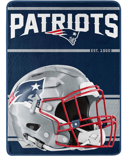 Manta Micro Raschel Run Design De New England Patriots ...