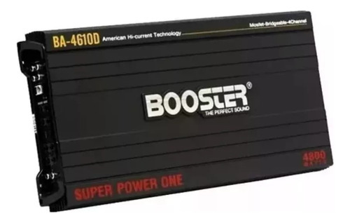 Amplificador Automotivo Booster Force Two Ba-4610d De 4.800