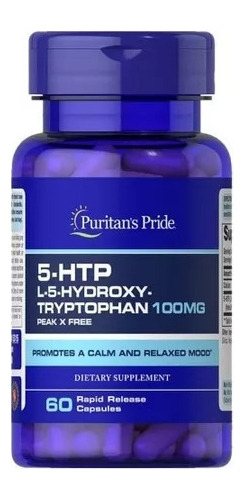 5-htp Puritans 100mg Griffonia Simplicifolia 60 Caps 5htp