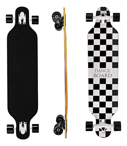 Tabla Longboard (40.4 In 8 Capa Diseño Arce Canadiense