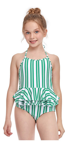 Lindo Traje De Baño De Una Pieza Para Niñas Beach Kids