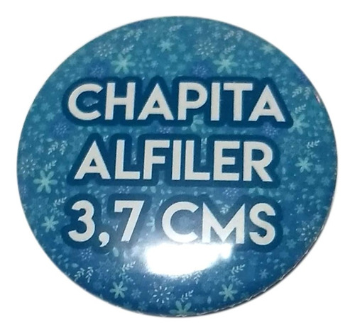 Chapitas Publicitarias Personalizadas 3.7 Cms 100 Unidades 