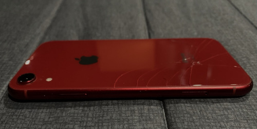 iPhone XR 64gb Rojo | Sólo At&t | Con Detalle En La Parte Trasera (Usado)