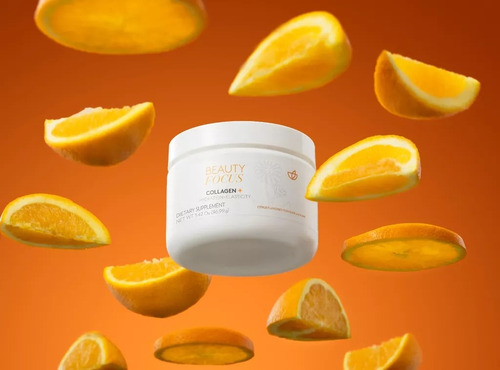 Colageno Nuskin Beauty Focus En Promo. Eleccion De Cantidad! Naranja