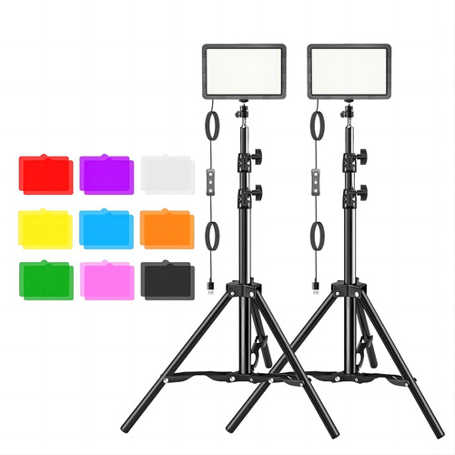 Usb Led Kit Iluminacion Fotografia Regulador De Luz/1000lm