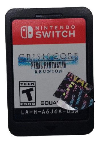 Crisis Core Final Fantasy Reunion Nsw Sin Estuche (Usado)