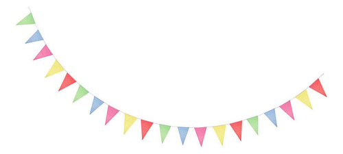 100pcs Bandera Triángulo Bunting Banner Colgante Para