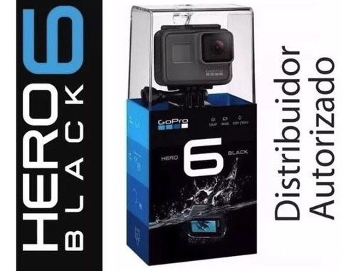 Go Pro Camera Filmadora Gopro Hero 6 Chdhx 601 Black 12mp 4k
