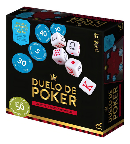 Juego De Mesa Novelty Duelo De Poker Suerte Y Estrategia