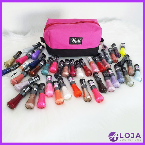 Kit Esmaltes Nati Colorfix Com Necessaire - 42 Cores Atacado