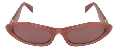 Miu Miu Mu 09ys 10m-08s Oval Shape Cognac Opal (Usado)