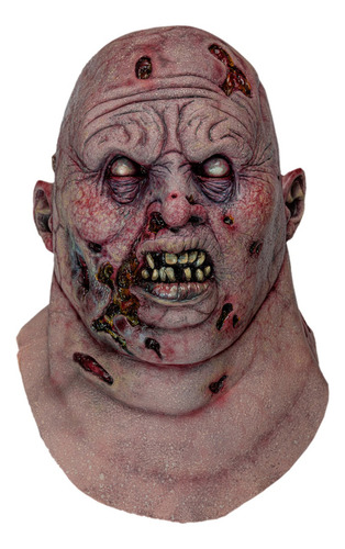 Máscara Zombie Gordo Wretched Oktober Disfraz Halloween Color Beige