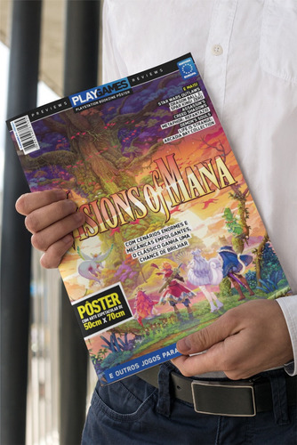 Superpôster Playgames - Visions Of Mana, De Editora Europa., Vol. 1. Editorial Europa, Capa Mole, Edição 2024-09-26 00:00:00 Em Português