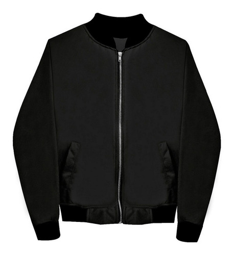 bomber jacket negra