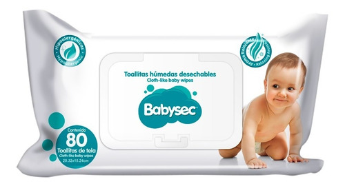 Toallitas Húmedas Babysec Única 80 Piezas