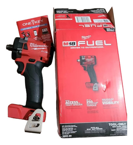 Pistola Llave Impacto Milwaukee  M18 2855-20 Fuel 1/2, 339nm