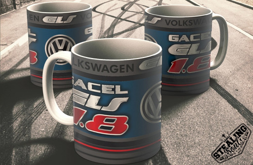 Imagen 2 de 3 de Taza Fierrera | Clásico Argentino | Volkswagen Gacel Gls #01