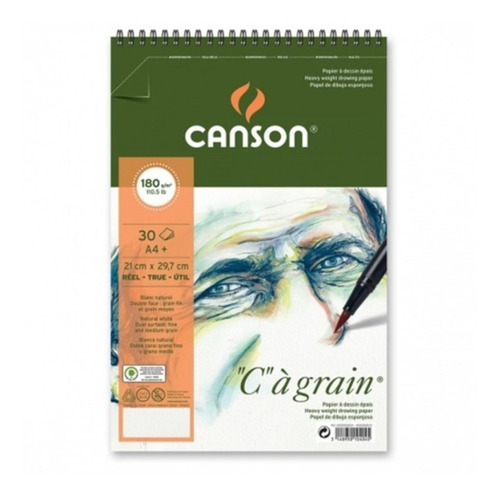 Block Canson C  A Grain 21x29.7cm 180g