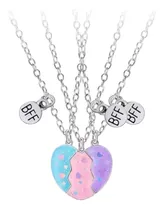 Comprar Collar Best Friends Corazón Tricolor, Set De 3 Collares