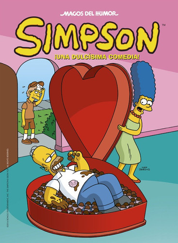 Una dulcÃÂsima comedia (Magos del Humor Simpson 51), de Groening, Matt. Editorial Bruguera Ediciones B, tapa dura en español